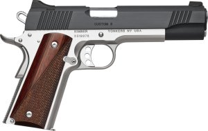 Kimber Custom II 9mm Two-Tone 5" Pistol: Low Profile Sights, 9RD, Rosewood Grips