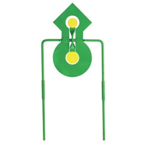 Champion 44880 Double Reaction Spinner Target, Steel Construction, Radiation Green, Rimfire Use