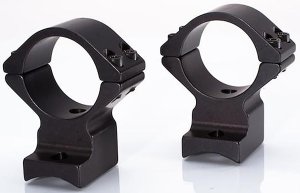 Talley 940765 1in Tube Scope Mount Rings Black Aluminum