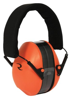 Radians LSH500CS Lowset Earmuff 21 dB Orange/Black Over-Head Design