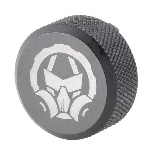 Dead Air DM3000 P-Series Front Cap Tool Steel Black for Ghost/Mask