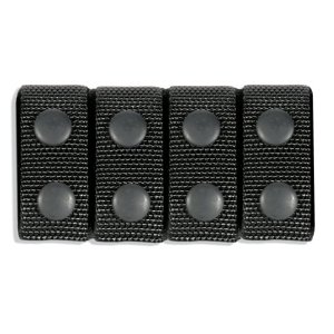 BLACKHAWK Belt Keeper 44B351BKA 2.25 In Black Duty Gear