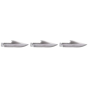 Remington R15742 440 Stainless Steel Drop Point Blades 3 Count