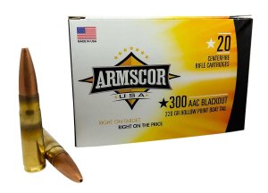 Armscor FAC300AAC-3N 300 AAC 220gr HPBT Subsonic 20rd Box