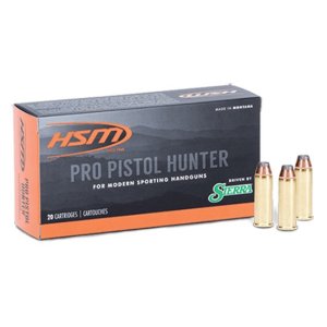 HSM Ammunition Pro Pistol 41 Rem Mag 210gr Jacketed Hollow Point