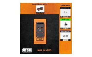 C&H Precision Weapons V4 Optic Mounting Plate - Glock MOS Exclusive, 6061 Aluminum, Hard Anodized