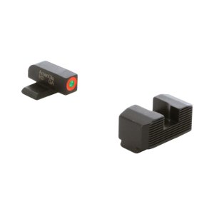 AmeriGlo SA-433 Green Tritium Orange Front Black Rear Sight Hellcat