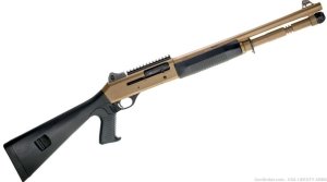 Benelli 11779 M4 Tactical 12 Gauge Pistol Grip Shotgun, 18.5" Barrel, 5+1 Capacity, FDE