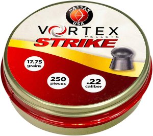HATSAN Vortex Strike .22 Cal 250 Count Lead Domed Pellets