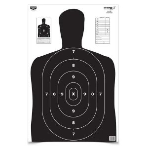 Birchwood Casey EZE-Scorer BC-27 Silhouette Paper Target 23" x 35" 100 Per Pack
