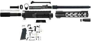 TacFire PK45ACPLPK10 .45 ACP Pistol Kit 10" Barrel Black Steel