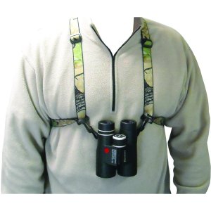 Horn Hunter A07000CM Bino Harness System Camo, Elastic, Neck Strain-Free