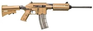 Kel-Tec SU22ETAN 22LR 16" Semi-Auto Rifle, Tan, Collapsible Stock, Rail