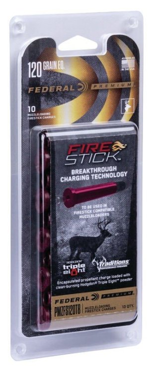 Federal Premium FireStick 50 Cal 120 GR 10-Pack PMZFS120T8