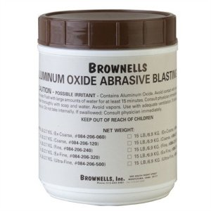 Brownells 050806110472 Aluminum Oxide Abrasive Blasting 60 Grit 6lbs