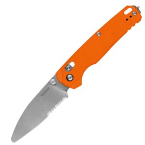 Kershaw Bel Air XL EMT 3.25In MagnaCut Blade Orange 6110EMTOR