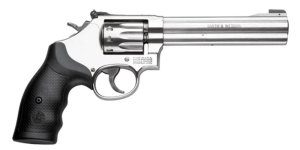 Smith & Wesson Model 617 22 LR 6 in Satin Stainless 10 Shot SA/DA