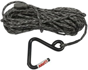 Hawk Treestands HWKHA3032 Jaw Hook Hoist Rope 35' Black