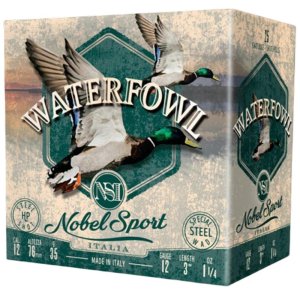 EUROSPORTS ANS123ST2 NSI Steel Waterfowl 12G 3In 1-1/4oz #2 25Rnd