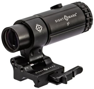 Sightmark T-5 5x23mm Magnifier w/ LQD Flip Mount