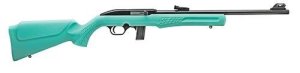 Rossi RS22L1811TL Teal Semi-Auto Rimfire Rifle 22 LR 18" Barrel 10+1 Fiber Optic Sights