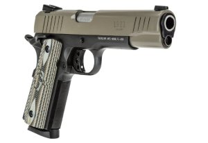 Taurus 1911 .45 ACP Pistol, 5-Inch Barrel, 8-Round Capacity, Novak Sights, VZ Grips, Cerakote Sand Finish