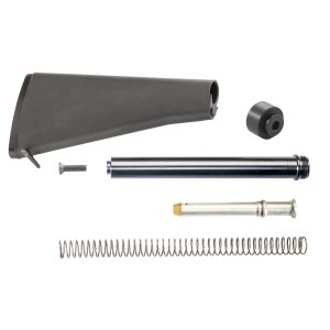Luth-AR BS-A2K AR-15 A2 Mil-Spec Buttstock Kit Black, 14.6 oz, USA Made