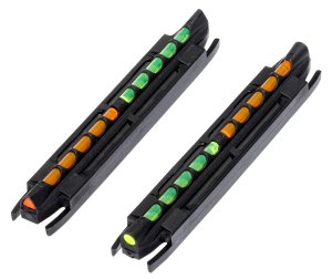 HiViz TO300 Two-In-One Magnetic Shotgun Front Sight Black Green/Orange