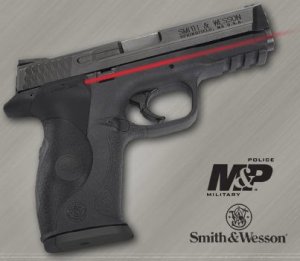 Crimson Trace LG-660 Lasergrips S&W M&P Full-Size Red Laser Black Polymer