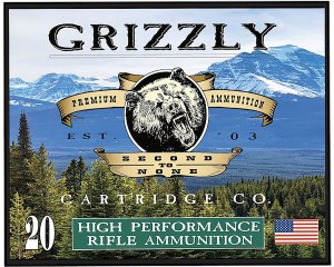 GRIZZLY GC357M20 357 Mag 210gr FMJ Flat Point 20/Box 1096