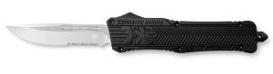 CobraTec LBCTK-1LDNS 3.9" Drop Point Serrated OTF Knife D2 Steel