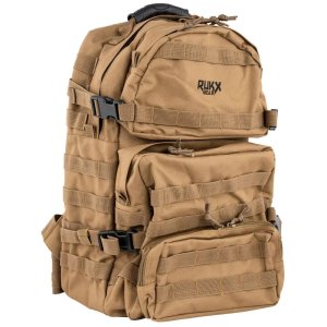 RUKX Gear Tactical 3-Day Backpack Tan