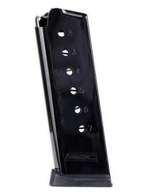 Rock Island Armory 54172 Magazine .45 ACP 7 Rounds Blued Steel