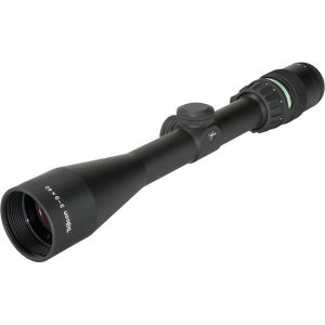 Trijicon AccuPoint TR202G 3-9x40mm Riflescope, Green Mil-Dot Crosshair, Fiber Optics & Tritium Illumination, 1" Tube, Black