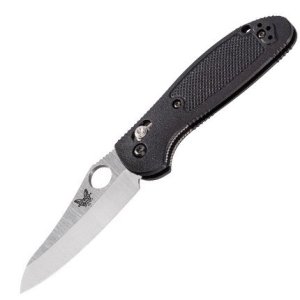 Benchmade 555-S30V MiniGriptilian 2.91" S30V Blade Black Grivory Scales