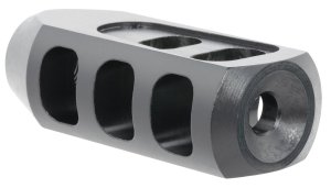 TacFire MZ1009N Tanker Muzzle Brake 1/2"-28 tpi Black Oxide Steel 5.56mm