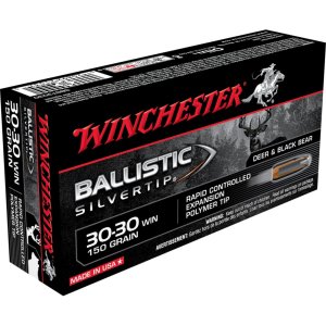 Winchester Ammo SBST3030 Ballistic Silvertip 30-30 Win 150 gr Polymer Tip 20 Per Box/ 10 Cs