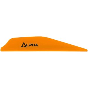 Bohning 101062NO28 Alpha Vanes Neon Orange 100pk AR1250 Material