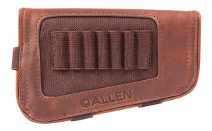 Allen 8517 New Castle Buttstock Carrier Leather 7rd .223 to 300 Win Mag