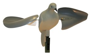 Mojo Outdoors HW7201 Wind Dove Decoy Gray Plastic Spinning Wing