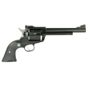 Ruger 0316 Blackhawk Revolver, 357 Mag, 6.50" Blued Alloy Steel Barrel, 6-Round Capacity, Black Checkered Hard Rubber Grip, Adjustable Sights