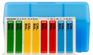 MTM Molded Products RS-50-24 Ammo Box 50 Rounds Clear Blue Flip-Top
