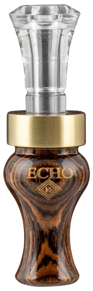 ECHO Timber Double Reed Duck Call Bocote Wood Poly Insert 90016