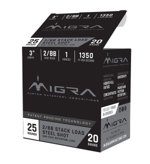 Migra Ammunitions M20S46 20 Gauge 3 in 1 oz 4/6 Shot 25 Rounds