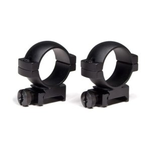 VORTEX HUNTER 30MM SPOTTING SCOPE RINGS 2-PIECE SET FOR PICATINNY / WEAVER RAIL (HIGH 1.22-INCH HEIGHT) IN BLACK