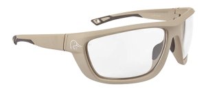 Radians DUFF13010C Clear Lens Tan Full Frame Safety Glasses