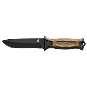Gerber StrongArm Fixed Blade Knife Black Serrated Full-Tang