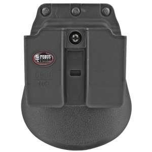 Fobus 6909NDP Double Mag Pouch Black Polymer Paddle Double Stack 9/40