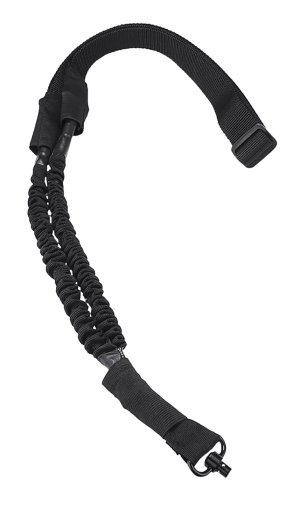 NcSTAR Single Point Adjustable Bungee Sling Black with QD Swivel