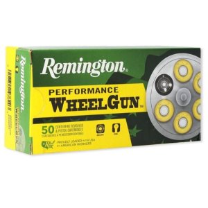 Remington 22271 Performance Wheelgun .38 Special, 158 Grain, Lead Semi-Wadcutter, 50 Rounds Centerfire Pistol Ammo